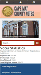 Mobile Screenshot of capemaycountyvotes.com